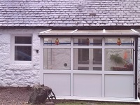 Large dry porch